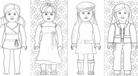 american girl coloring pages  printable qix