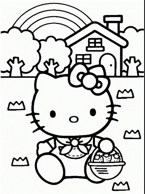 Free Printable Hello Kitty Coloring Pages For Kids Lusine