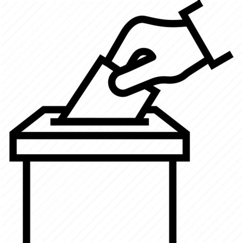 Ballot Ballot Box Choice Democracy Vote Voting Icon Download On