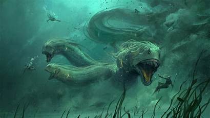 Underwater Creature Sea Monster Wallpapers Resolution Fantasy