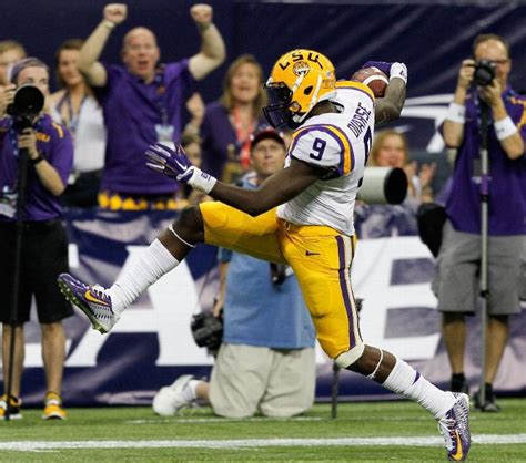 Houston Tx August John Diarse Of The Lsu Tigers Scores On A