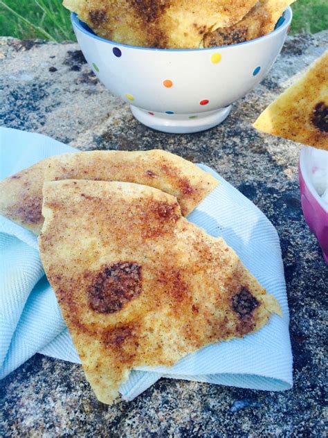 Today i am making crispy cinnamon sugar coated fried tortillas known as buñuelos. Cinnamon Sugar Tortilla Crisps - Bites for Foodies