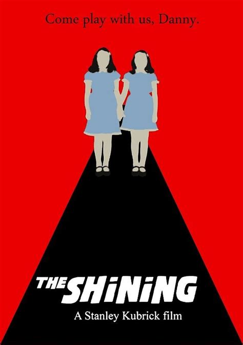 The Shining Minimalist Poster By Myhorrorshow Movie Posters
