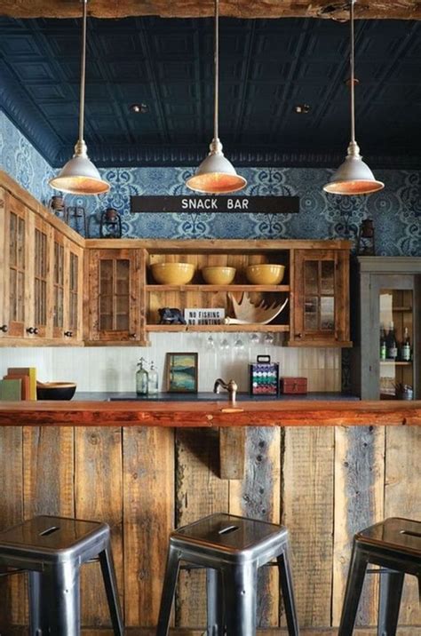 12 Admirable Rustic Home Bar Designs For When You Really Need That