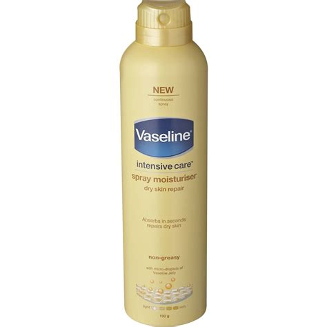 Vaseline Intensive Care Spray Body Lotion Deep Restore 190g Woolworths