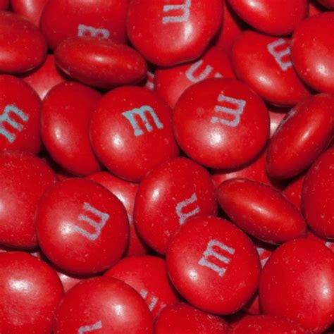Red Mandms Milk Chocolate Candies Red Aesthetic Red Candy Red