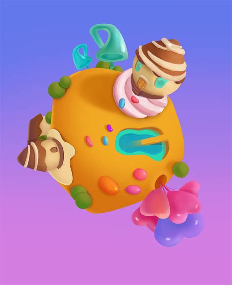 Artstation Candy Planet