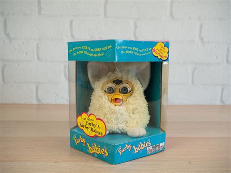 1999 Furby Baby Gen 3 Curly Interactive Toy Blue Eyes New Nrfb Etsy