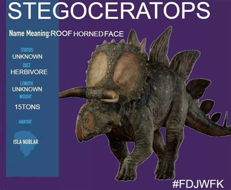 Dossier De Stegoceratops Mundo Jur Ssico Ilustra O De Dinossauro