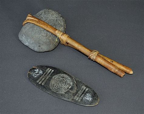 Sold Price Aboriginal Churinga And Stone Axe Flaked Edge August 6