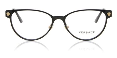 versace ve1277 1433 glasses black gold visiondirect australia