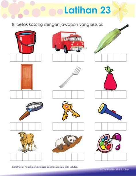 Aktiviti Asas Membaca In 2020 Preschool Writing Free 364 Artofit