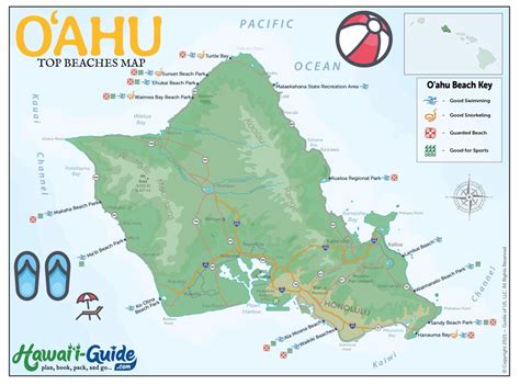 Oahu Maps Updated Travel Map Packet Printable Map Hawaiiguide