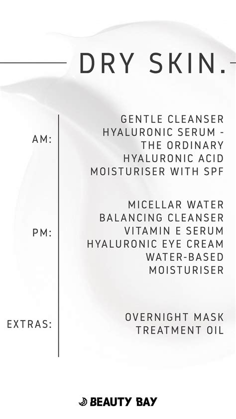 The lack of moisture is to blame for this, but you can, of course, remedy this with your skin care. How To Build A Skincare Routine For Dry Skin - Beauty Bay ...