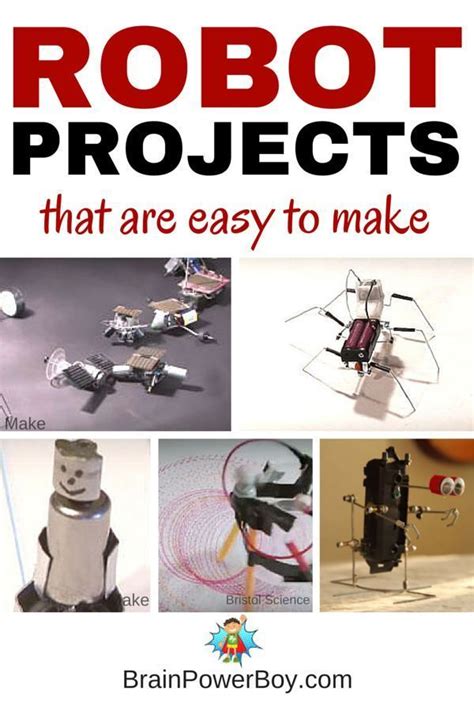 Make Your Own Robot Easy Robot Projects Kids Can Build Make Your Own