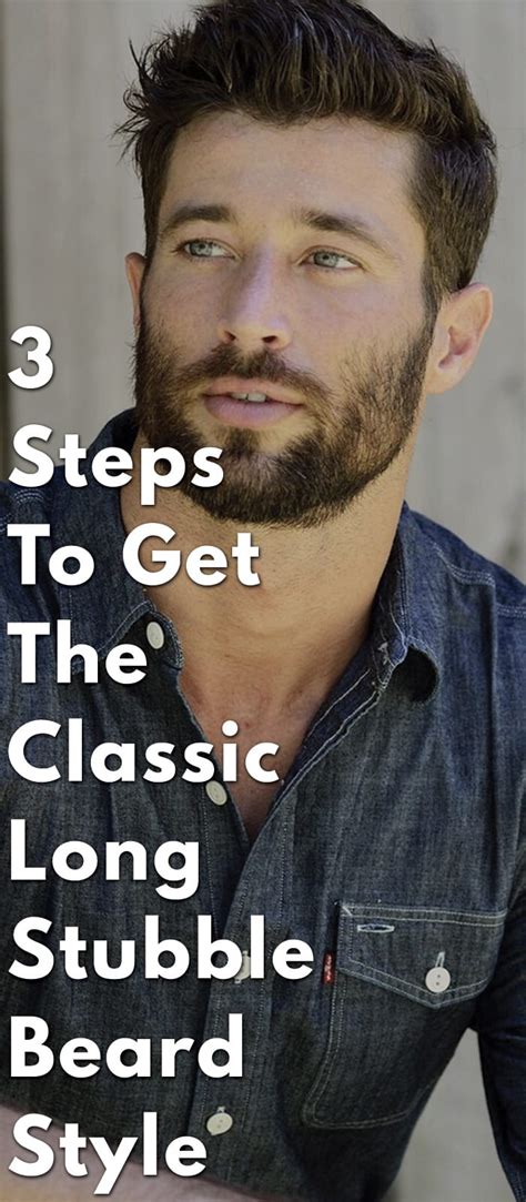 Long Stubble Beard Get This Look In 3 Simple Steps