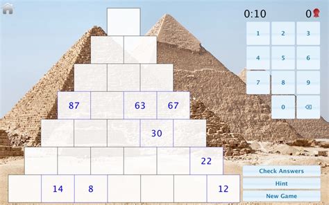 Number Pyramids Worksheet Math Number Pyramid Puzzle Game Worksheets