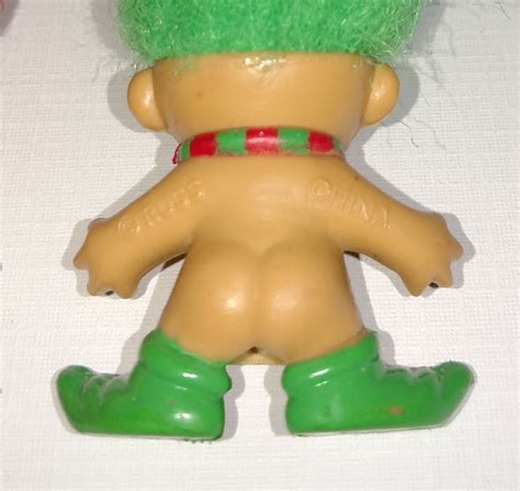 Vintage Russ Elf Troll Doll Pencil Toppers Lot Green Hair Etsy