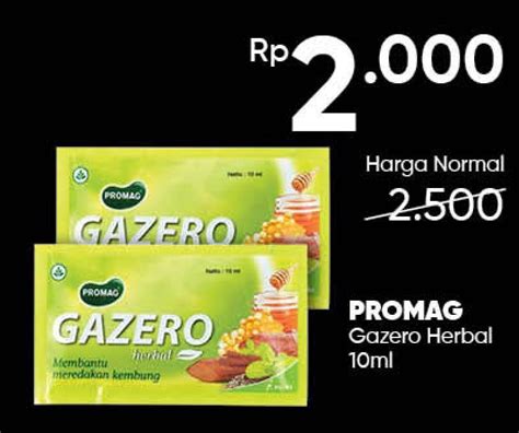 Promo Harga Promag Gazero Obat Gangguan Pencernaan Terbaru Minggu Ini