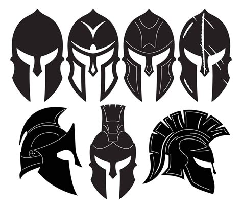 Spartan Helmet Masks Dxf Files And Svg Cut Ready For Cnc Machines