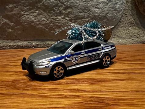 Custom Ford Police Interceptor Police Car Christmas Tree Etsy