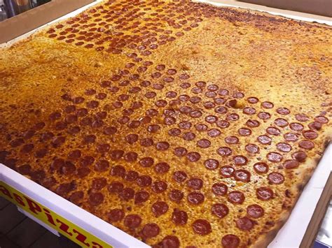 The Worlds Largest Delivery Pizza