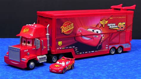 Cars Mega Mack Raceworld Playset Made By Mattel Hauler Semi Truck Disney Pixar Youtube