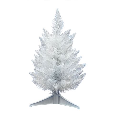 Vickerman Artificial Christmas Tree 18 X 13 Sparkle White Spruce 55