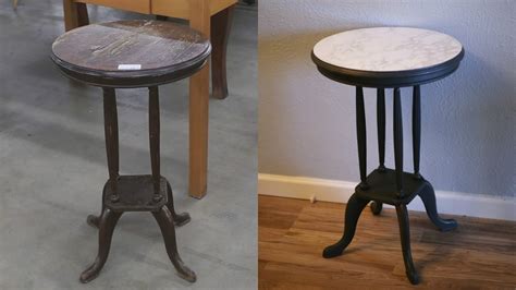 How to Transform An Old End Table - Upcycle DIY - YouTube