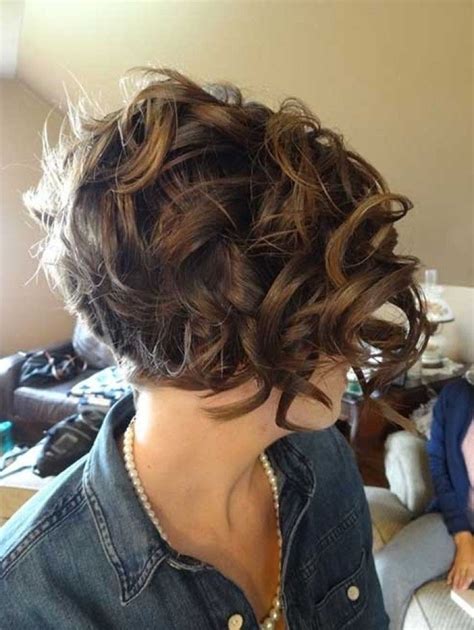 Short Curly Bobs Bob Hairstyles Short Short Curly Stacked Bob