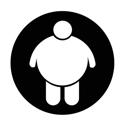 Fat People Icon 574815 Vector Art At Vecteezy