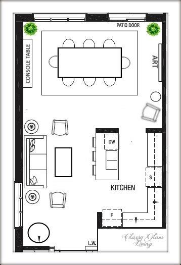 Your dining room floor plan is as much a document to help you design your space as it will be a map for your staff to navigate sections and table numbers. Design Inspirations for Our New Dining Room — Classy Glam ...