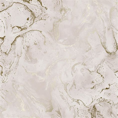 House Of Alice Onyx Marble Metallic Wallpaper Pink Gold