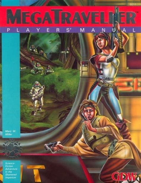 Megatraveller Players Manual Gdw 1987 Science Fiction Adventure