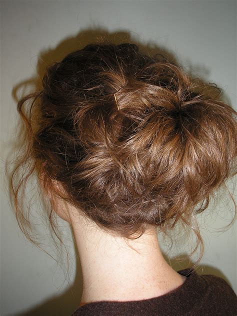 Unique How To Do A Messy Updo With Curly Hair For New Style Stunning