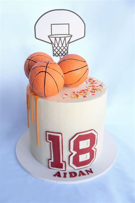 Basketball Themed Birthday Party 50th Birthday Cake Simple Birthday Cake Sports Themed Cakes