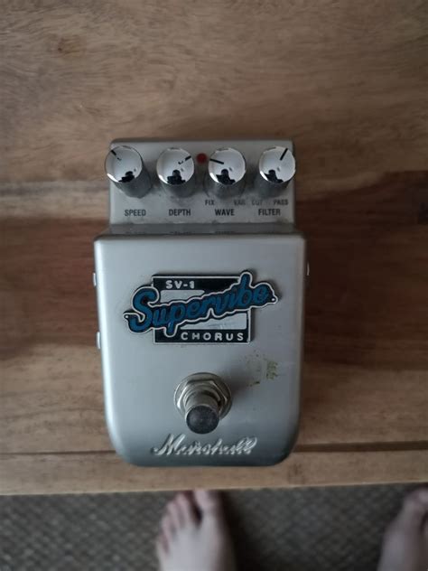 Marshall Supervibe chorus guitar effects pedal SV-1 | Guitar effects pedals, Guitar effects, Chorus