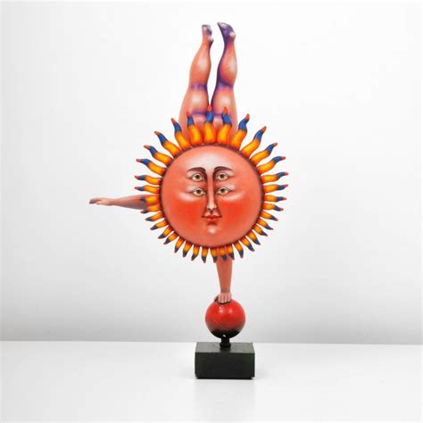 Large Sergio Bustamante Acrobat Sun Sculpture
