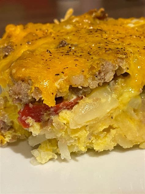 Easy Sausage Hashbrown Breakfast Casserole Kitch Me Now