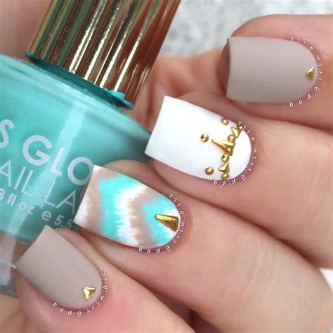 It's definitely the perfect element. 40 Cool Matte Nail Art Designs You Need To Try Right Now ...