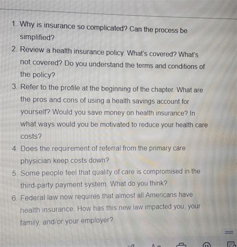Insider tips to help you keep your policy and if your insurance company says that they are going to cancel your policy, you may have options you can also try to give proactive solutions that reduce or eliminate the risk of future claims. Solved: 1. Why Is Insurance So Complicated? Can The Proces... | Chegg.com