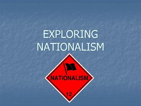 Exploring Nationalism Focus Questions N N N