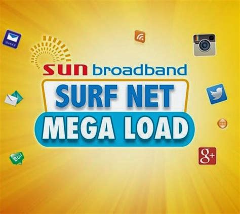 Sun Surf Net Mega 100 50 And 25 Load Volume Browsing Promo