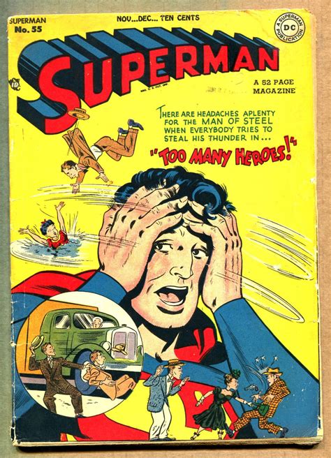 Superman Comic Book Values And Prices Issues 51 60