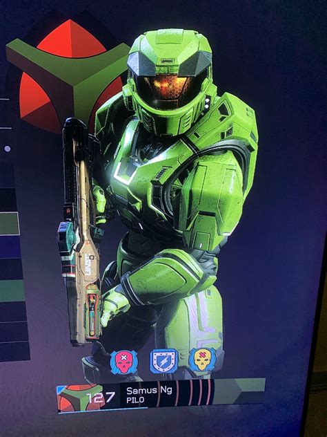 Unlocked the classic Master Chief look for my Halo 5 Spartan. It is