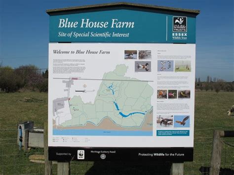Public Farm Information Board Layout Blue House Information Board