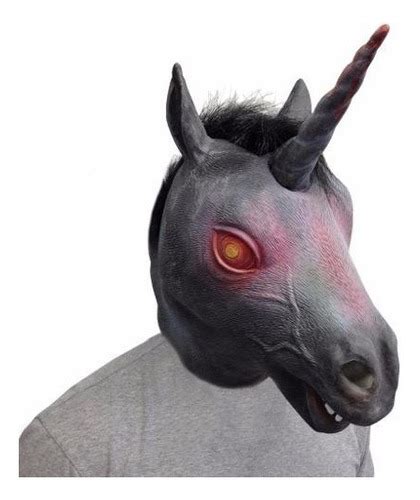 Máscara De Unicornio Maldito Original Unitalla Halloween 108215