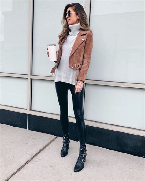 15 Trendy Ways To Wear Leather Leggings Right Now Styleoholic