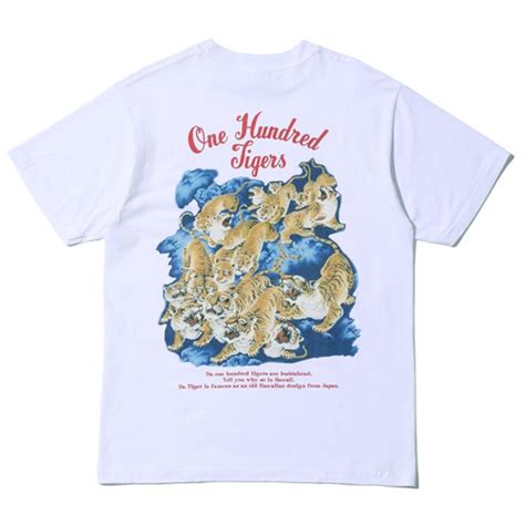 Sun Surf Print T Shirts One Hundred Tigers百虎 White セレクトショップ リズム横浜 オンラインストア