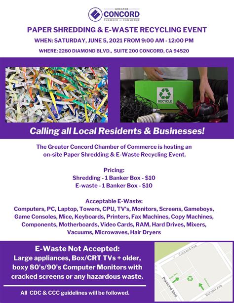 Jun 5 Paper Shredding And E Waste Event Concord Ca Patch